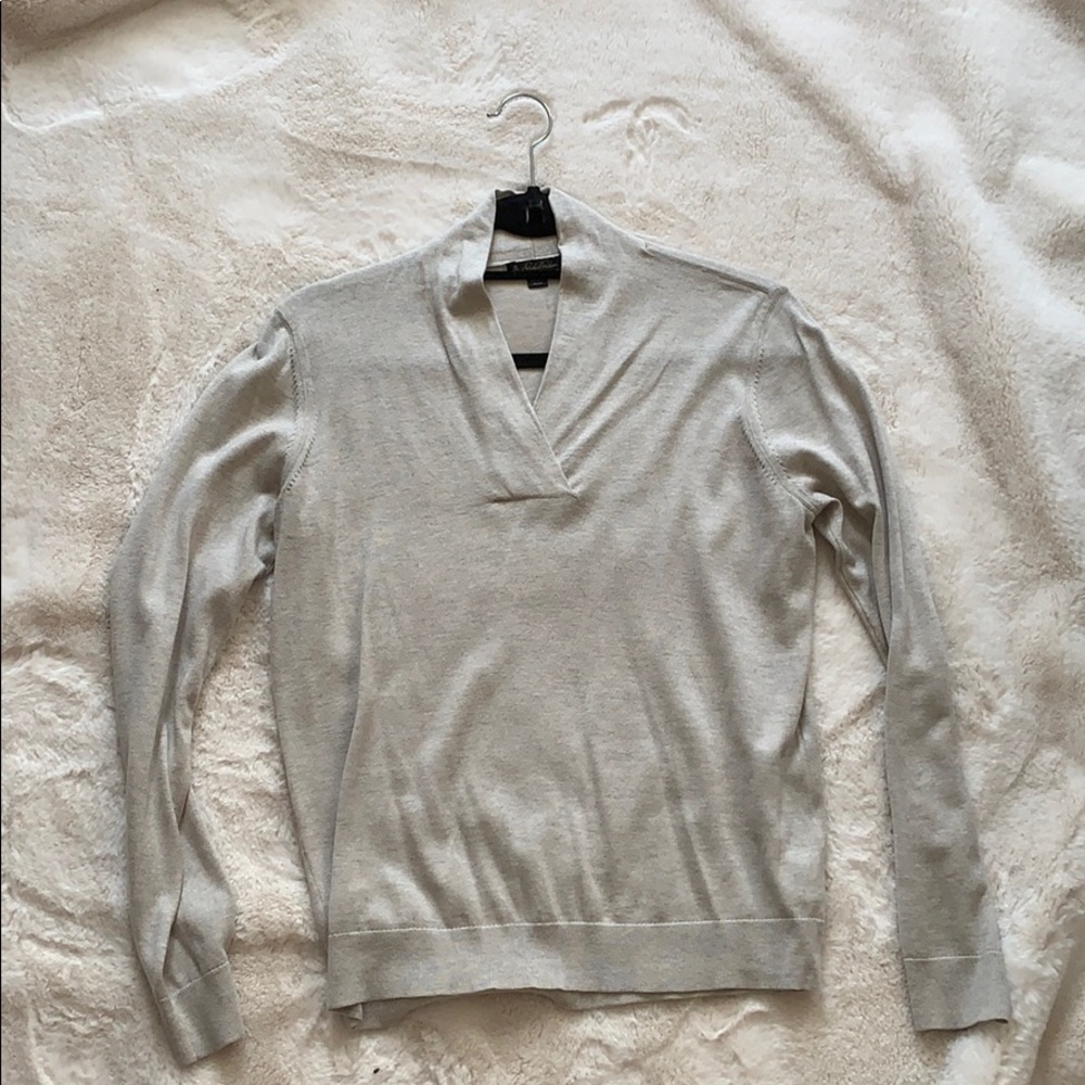 Brooks Brothers grey sweater